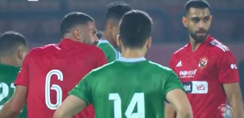 جانب من مباراة الاهلي والاتحاد
