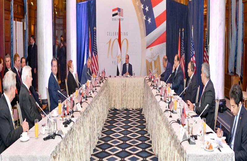 الرئيس خلال حفل الإفطار 