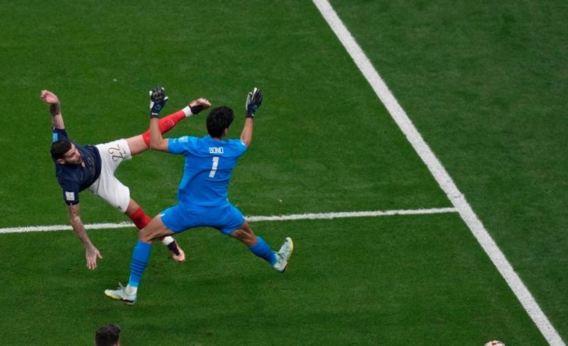 هدف فرنسا في شباك المغرب