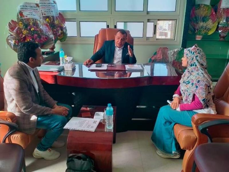 علاء جاد يلتقى ممثلى فريق شباب سند الصعيد بمحافظة أسيوط