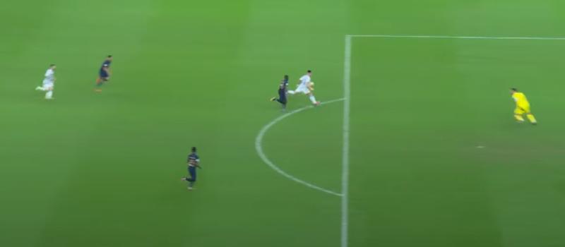جانب من المباراة