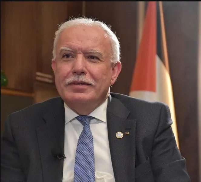 وزير الخارجية الفلسطينى رياض المالكى
