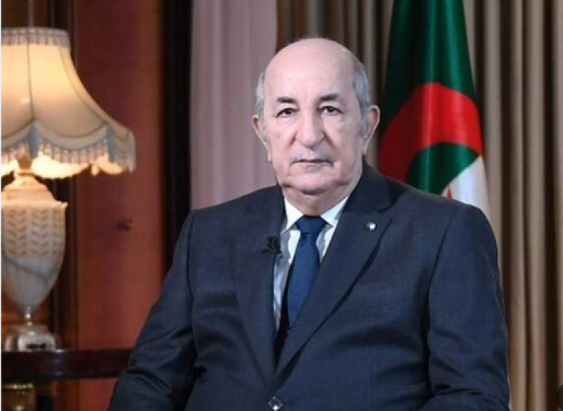 الرئيس الجزائري عبد المجيد تبون