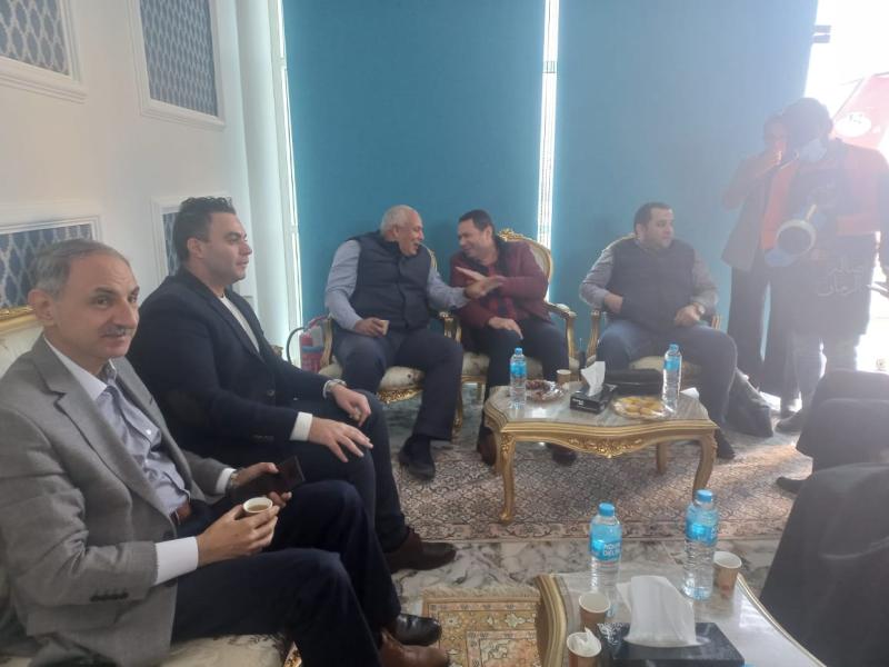 وفد زراعة النواب مع محافظ الوادي الجديد