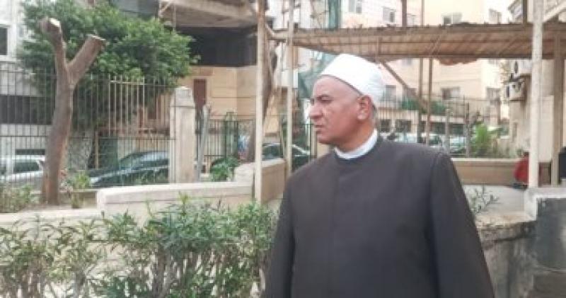 الشيخ سلامة عبد الرازق خلال الافتتاح