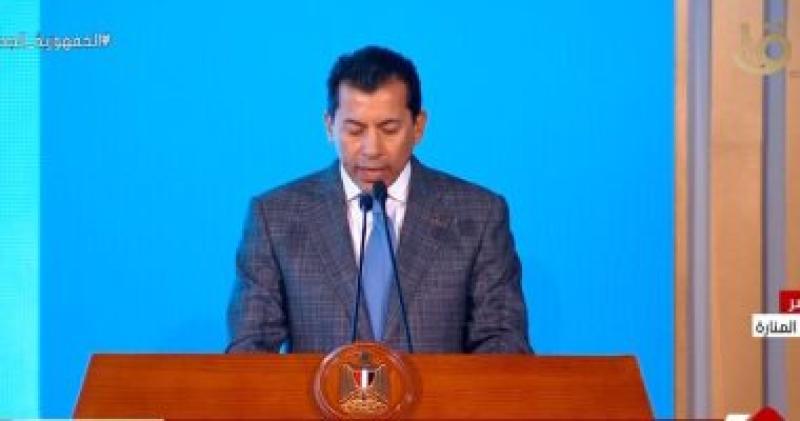 الدكتور أشرف صبحي وزير الشباب والرياضة