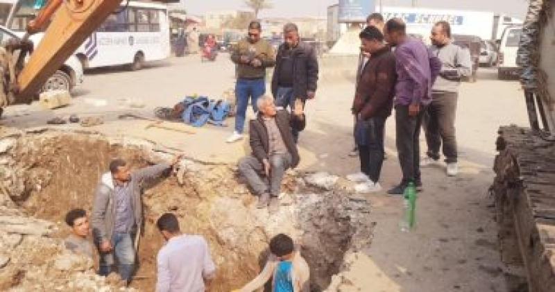 إصلاح خط الطرد بشبرامنت