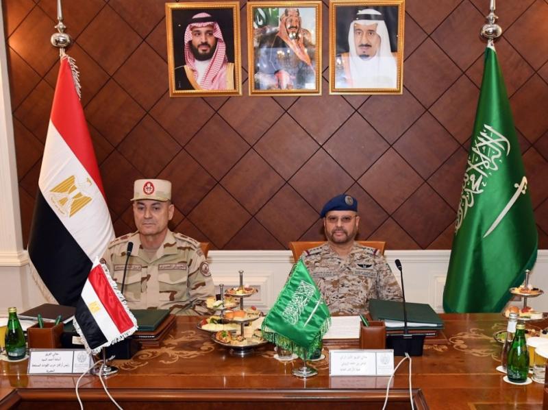 الفريق أسامة عسكر خلال زيارته الرسمية إلى المملكة العربية السعودية