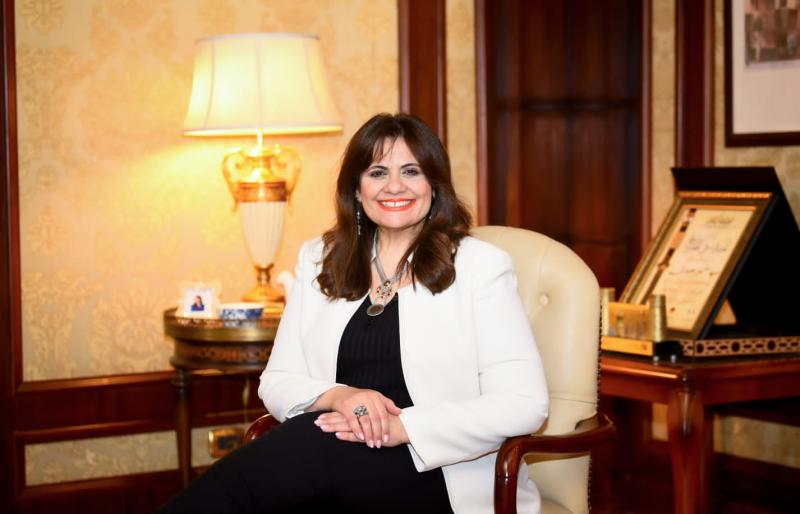 وزيرة الهجرة  سها الجندى