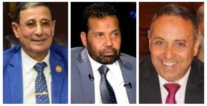 النائب تيسير مطر  والنائبين رجب هلال حميدة وأحمد الضبع