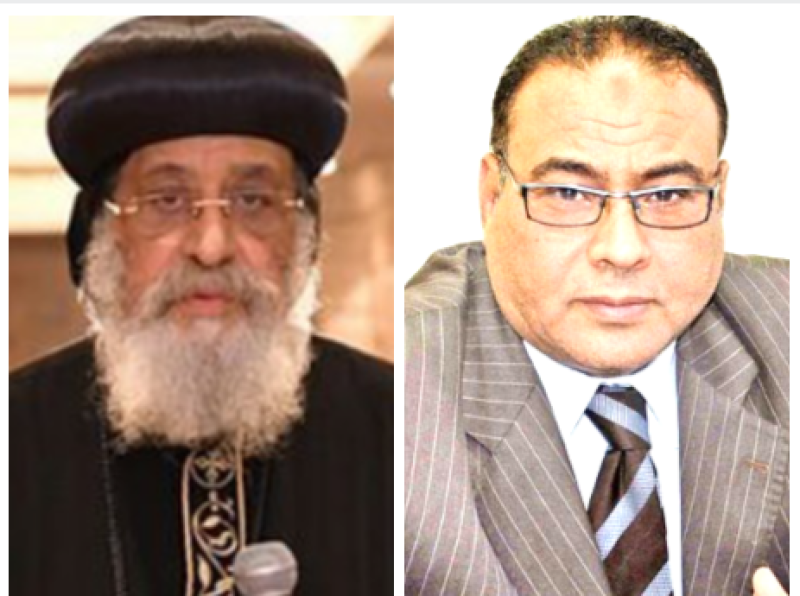 المستشار محمد سليم والبابا تواضرس