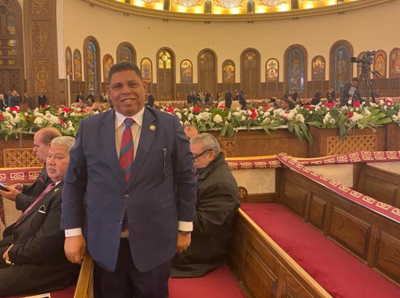 النائب سيد عوض خلال الزيارة 