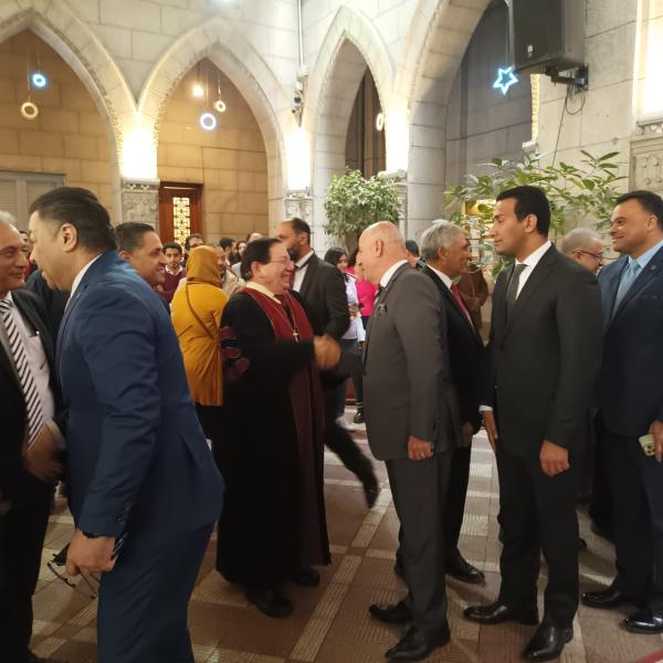 وفد الشباب والرياضة 