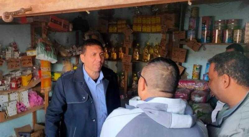 تحرير 6 محاضر تموين بقرية دروة مركز ملوي