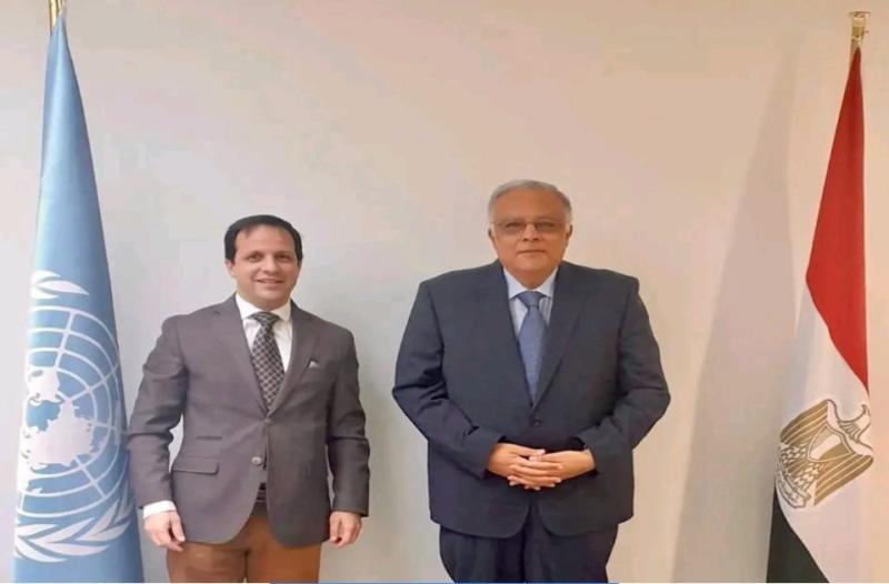 السفير د. أحمد إيهاب جمال الدين، مندوب مصر الدائم لدى الأمم المتحدة
