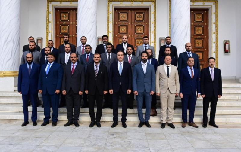 المستشار أحمد مناع و وفد عسكري سعودي