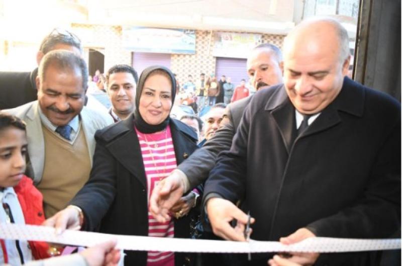 جانب من الافتتاح بحضور المحافظ والنائبة سحر صدقى