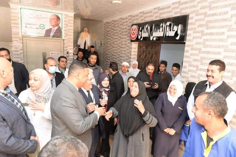 محافظ الدقهلية فى جوله لمستشفي أجا المركزي 
