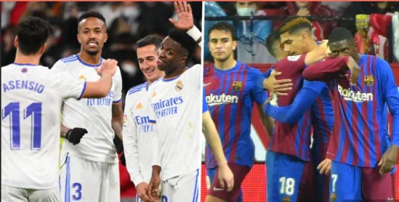 ريال مدريد وبرشلونة
