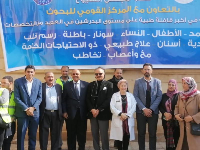 قافلة طبية مجانية لخدمة أهالي البدرشين 