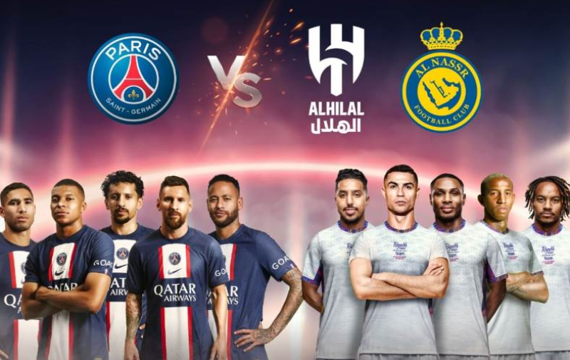  نجوم النصر والهلال ضد باريس سان جيرمان