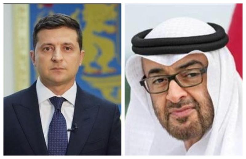 محمد بن زايد و زيلينسكي