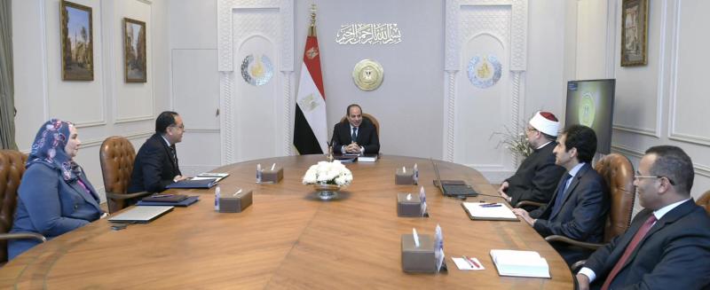 الرئيس السيسي يتابع النشاط الدعوي والمجتمعي لوزارة الأوقاف