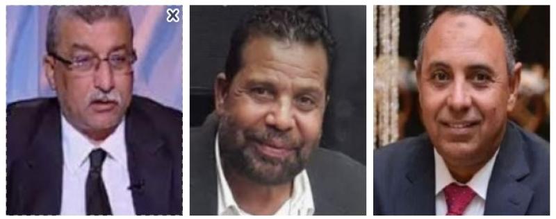 النائب تيسير مطر -النائب رجب  حميدة -- النائب محمود نفادى
