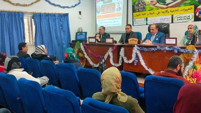 بيطرى الشرقية :المشاركة فى ندوة تثقيفية فى اطار أتحضر للاخضر 