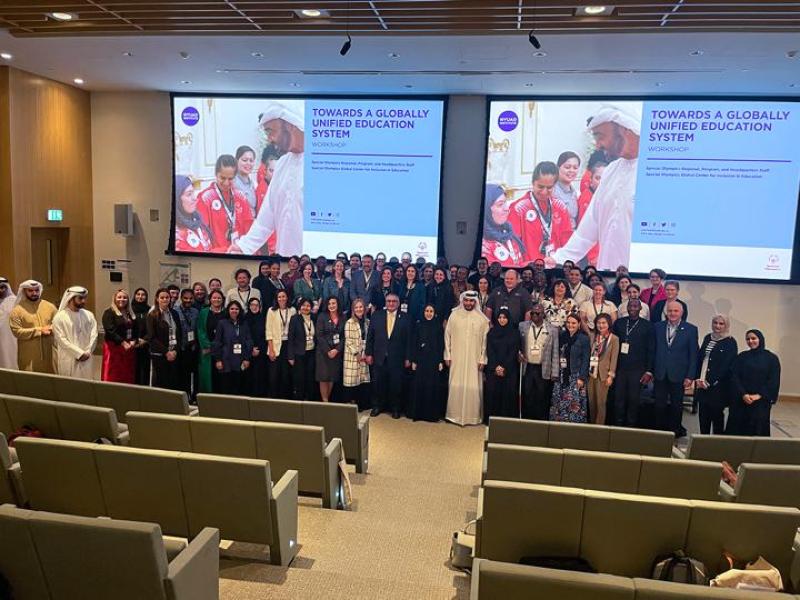 إنطلاق مؤتمر مدارس الأبطال  الموحدة بأبوظبي بحضور الرئيس الإقليمي للأولمبياد