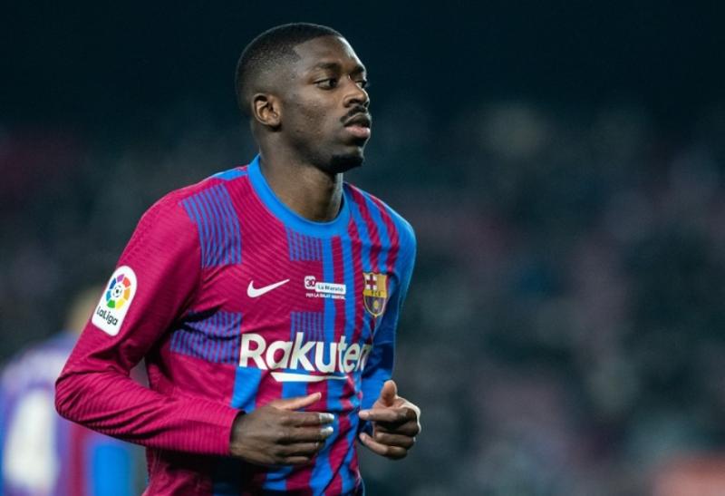 عثمان ديمبلي لاعب برشلونة