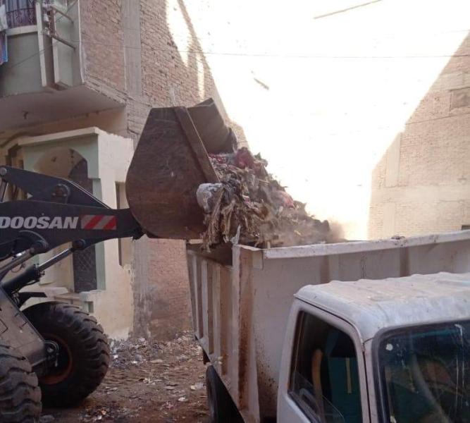 رفع 60طن قمامة ومخلفات