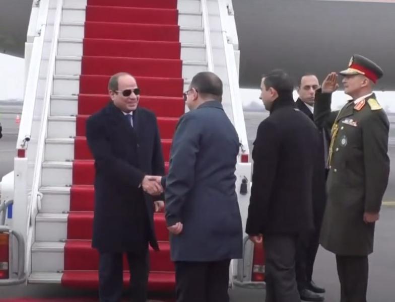 جانب من زيارة الرئيس السيسي 