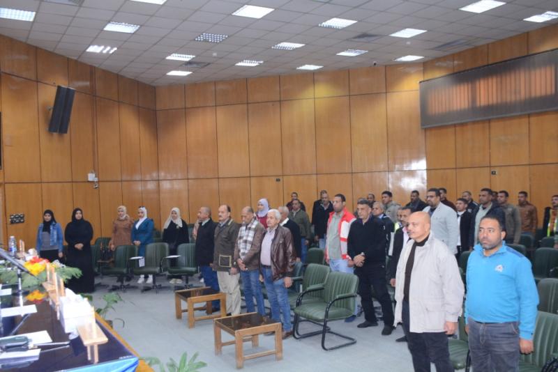 مياه أسيوط تعقد اجتماعاً بالتنسيق مع الجهات المعنية لمناقشة سلامة  المياه