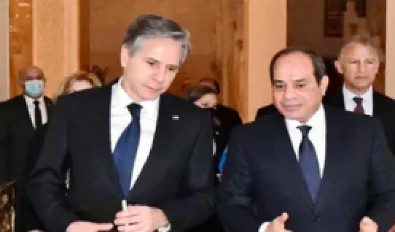 الرئيس السيسي وبلينكن