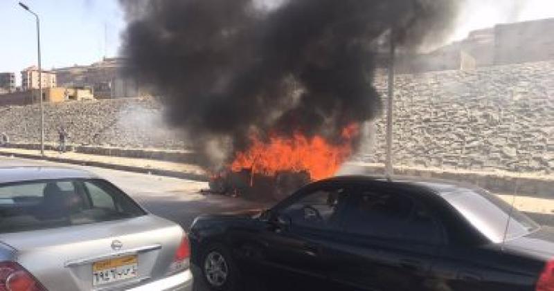 حريق سيارة 