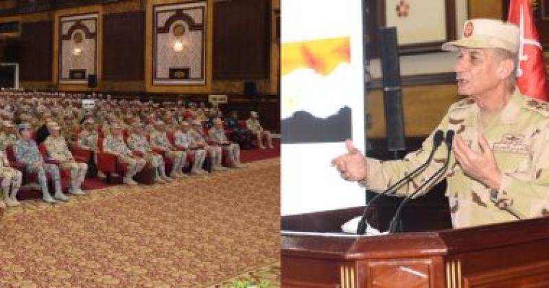 وزير الدفاع يلتقى عددا من القادة والضباط المعينين لتولي الوظائف القيادية