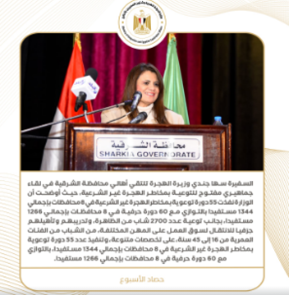 نشاط وزارة الهجرة