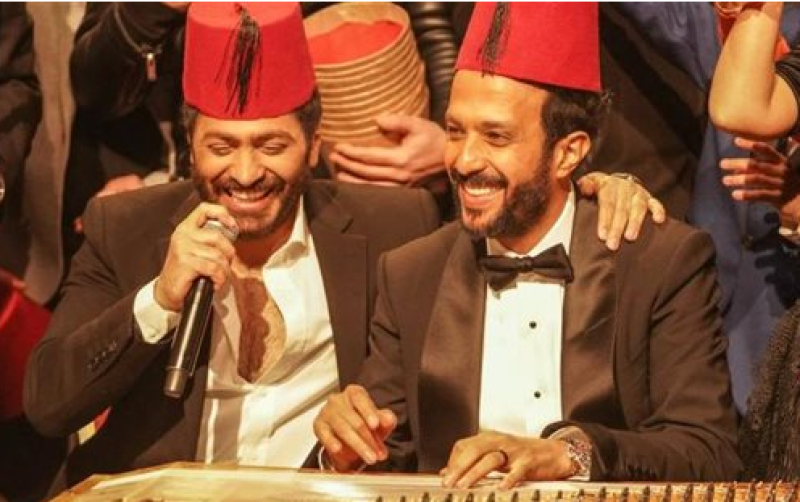 تامر حسني من زفاف أحمد عصام