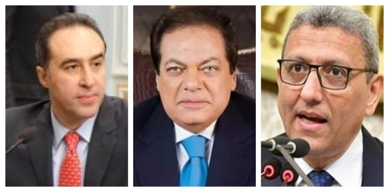 النائب أحمد سعد الدين والنائب محمد أبو العينين و المستشار أحمد مناع