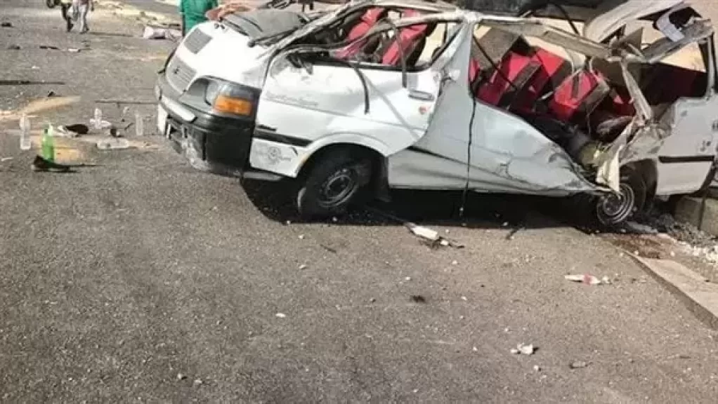 حادث تصادم مروع