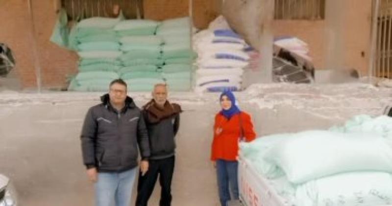 ضبط 18 طن دقيق مدعم وأسمدة زراعية