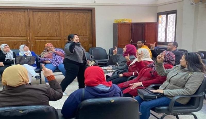 وحدة الصم بالكنيسة الأسقفية تنظم تدريب على لغة الإشارة