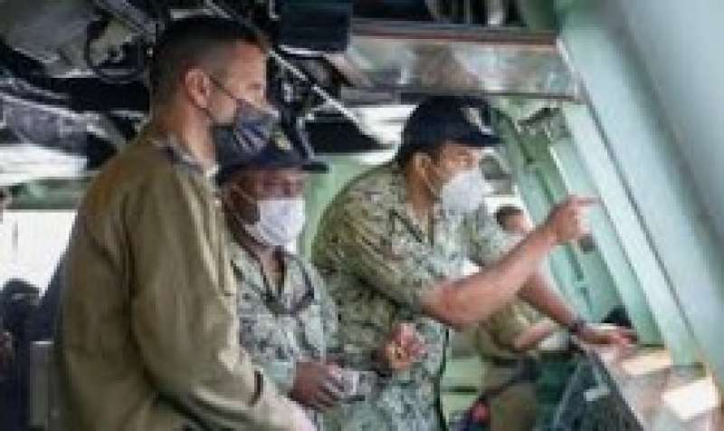جانب من التمرين