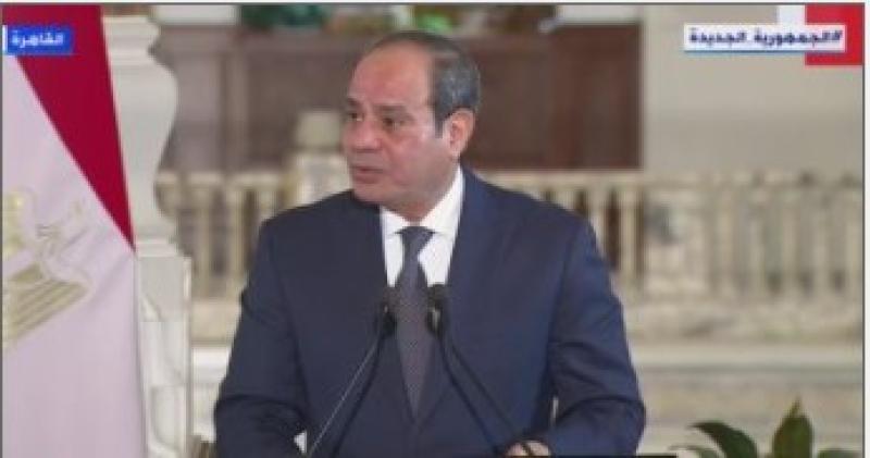 الرئيسعبد الفتاح السيسى