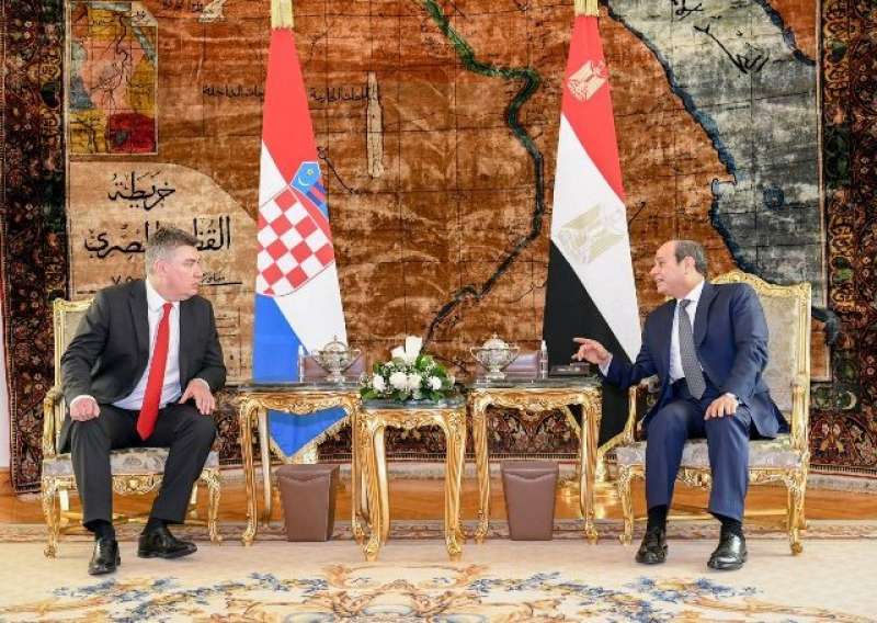 المباحثات بين الرئيس عبدالفتاح السيسي