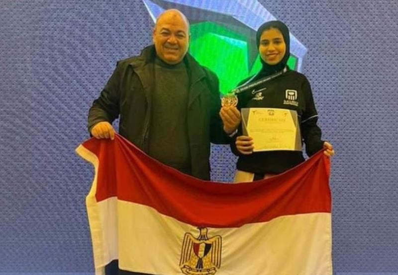  سلمى على  لاعبة منتخب مصر للبارا تايكوندو