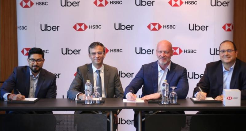 دعم وصول أرباح سائقي ”أوبر” عبر المحافظ الرقمية بالتعاون مع HSBC