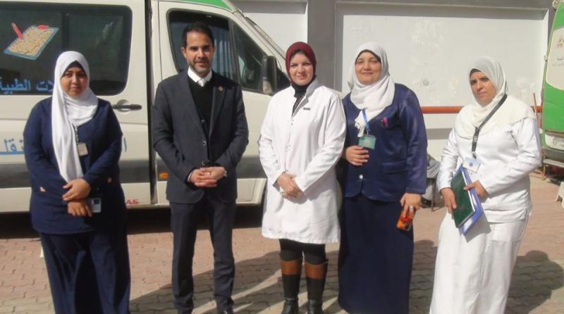 قافلة طبية مركز ابوالنمرس