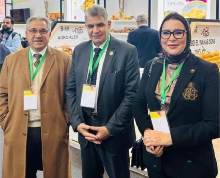 النائبة نيفين الكاتبوأعضاء الوفد المصرى
